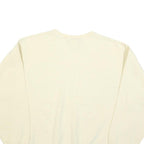 LEE Womens Cream Sweatshirt Crew Neck L Cotton Blend Pullover Casual