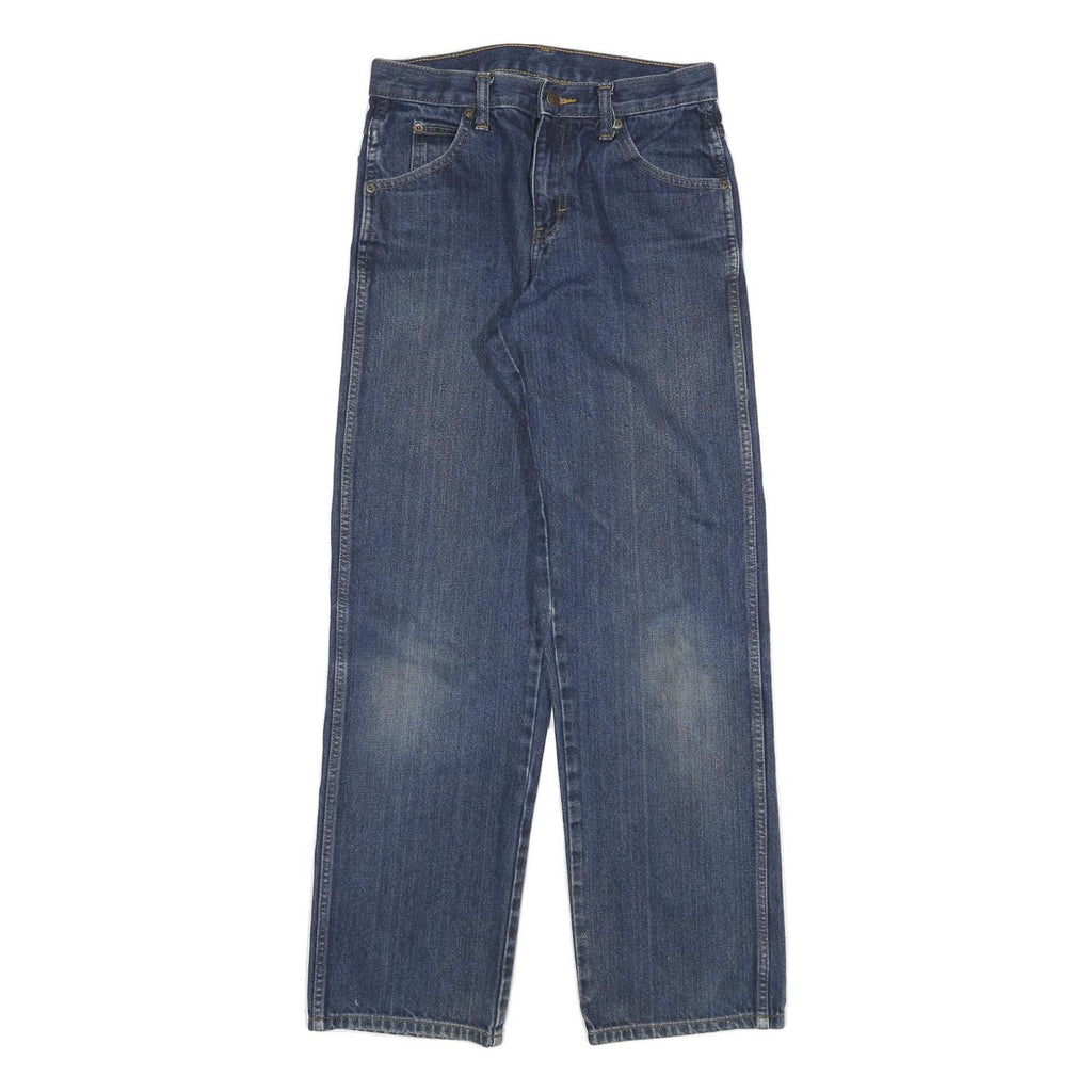 DICKIES Mens Jeans Blue Regular Straight Denim W27 L30 Workwear Casual Style