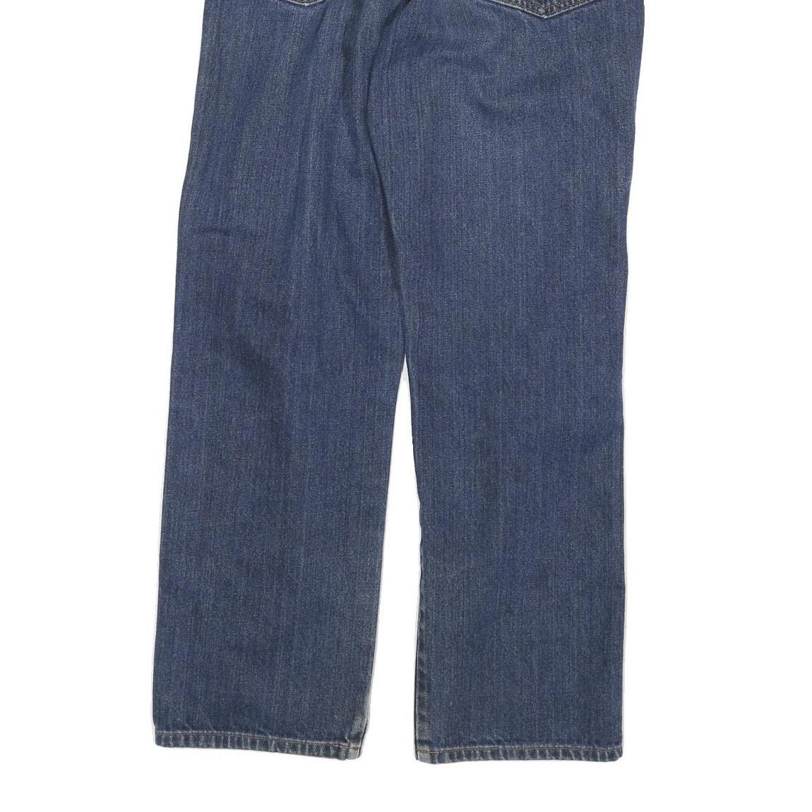 DICKIES Mens Jeans Blue Regular Straight Denim W27 L30 Workwear Casual Style