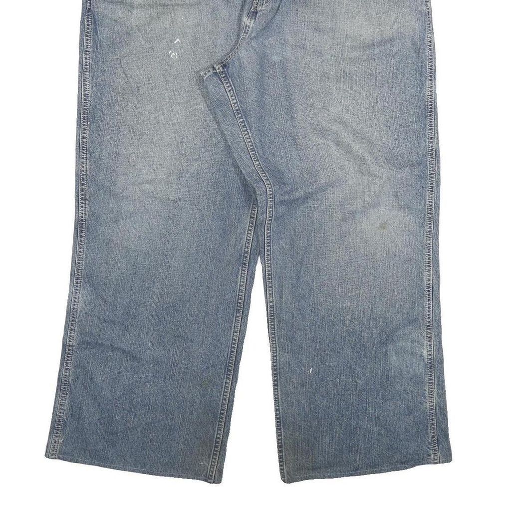 CARHARTT Mens Relaxed Jeans Blue Denim W36 L27 Cotton Blend Zip Workwear