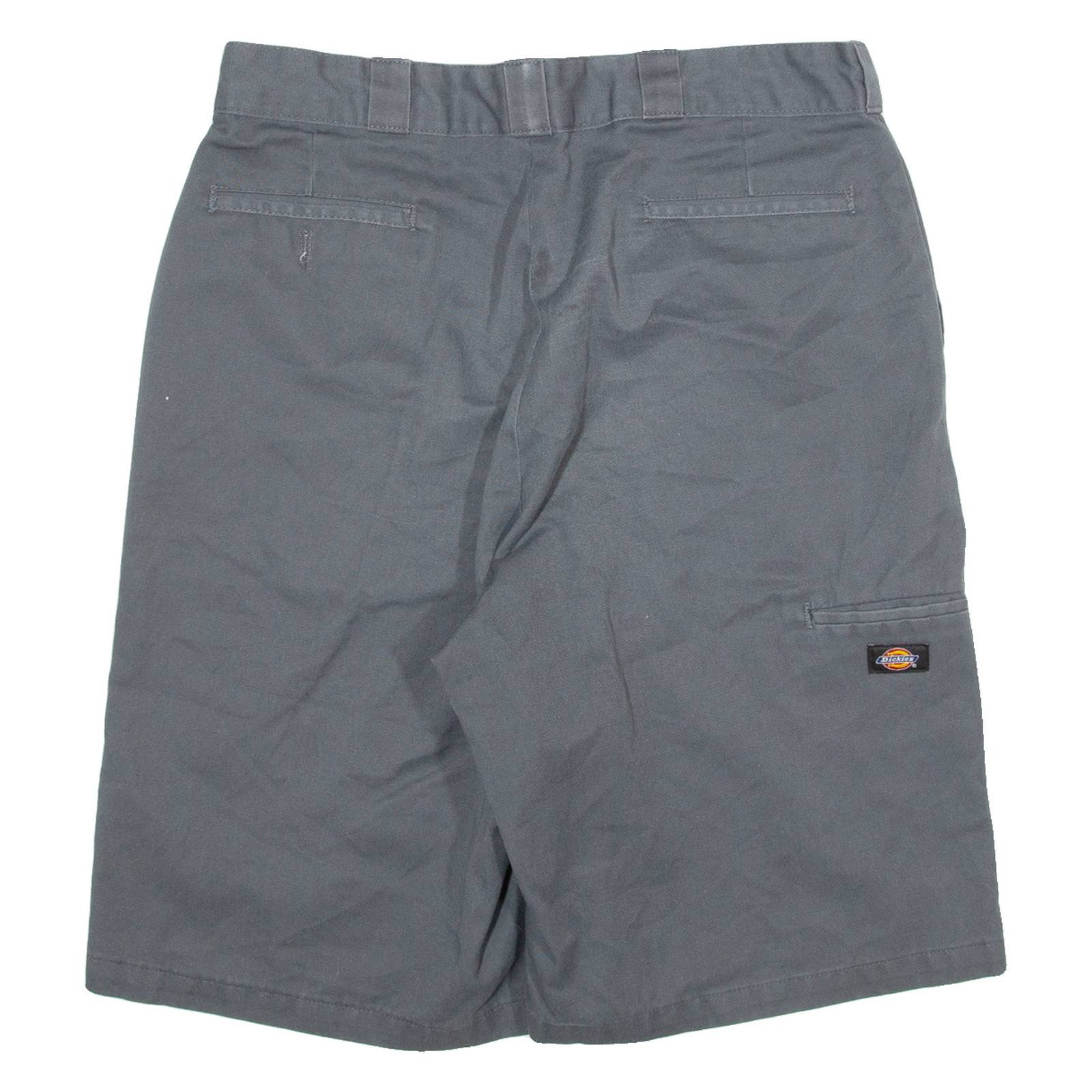 DICKIES Mens Workwear Shorts Grey Loose L W36