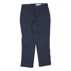 CARHARTT Mens Polyester Blend Navy Regular Fit Straight Trousers W32 L27