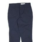 CARHARTT Mens Polyester Blend Navy Regular Fit Straight Trousers W32 L27