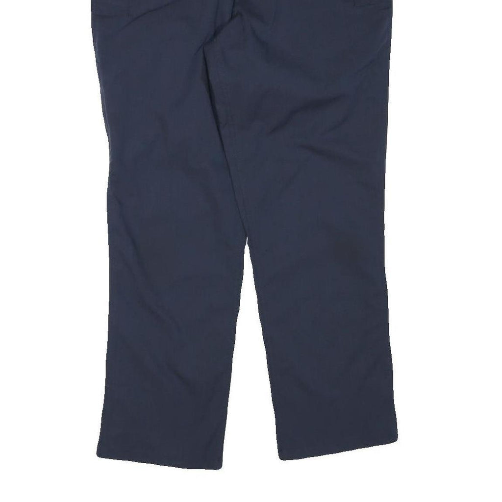 CARHARTT Mens Polyester Blend Navy Regular Fit Straight Trousers W32 L27
