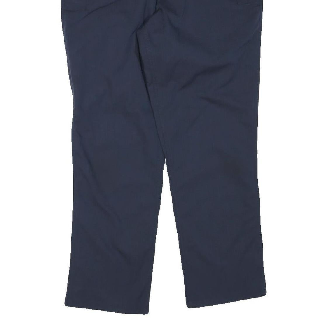 CARHARTT Mens Polyester Blend Navy Regular Fit Straight Trousers W32 L27