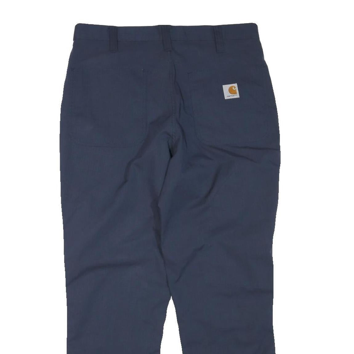 CARHARTT Mens Polyester Blend Navy Regular Fit Straight Trousers W32 L27