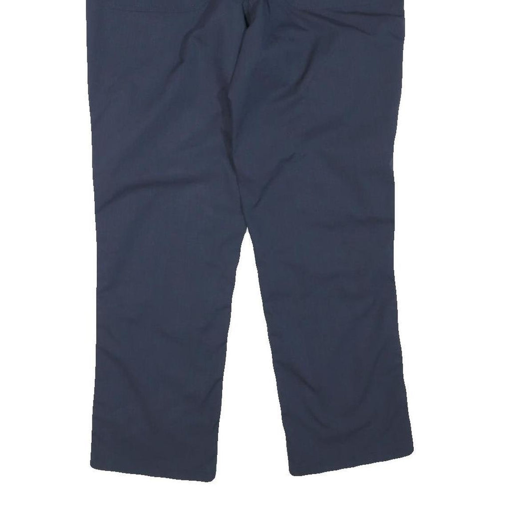 CARHARTT Mens Polyester Blend Navy Regular Fit Straight Trousers W32 L27