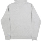 CHAMPION Mens Grey Hoodie M Cotton Blend Pullover Casual Everyday