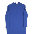 PHILIPPE DEVILLE Womens Blue Shift Dress Polyester Long Sleeve UK L Stylish