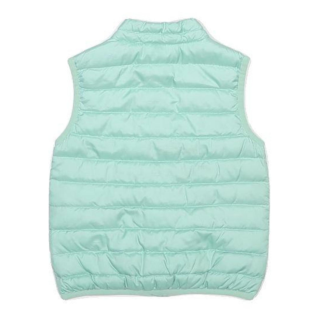 PATAGONIA Girls Mint Green Puffer Jacket 2Y Polyester Zip Sleeveless Warm