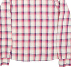 CARHARTT Womens White & Pink Check Shirt S Long Sleeve Button Down Cotton Blend