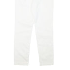 CALVIN KLEIN Womens Cotton Blend White Slim Skinny Trousers W27 L25