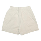 LEE Womens Shorts White Casual Plain XS W24 Cotton Blend Summer