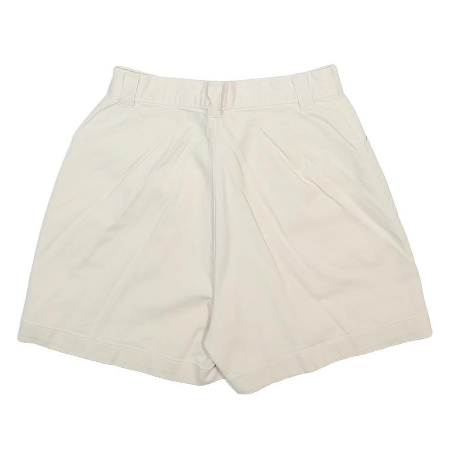 LEE Womens Shorts White Casual Plain XS W24 Cotton Blend Summer