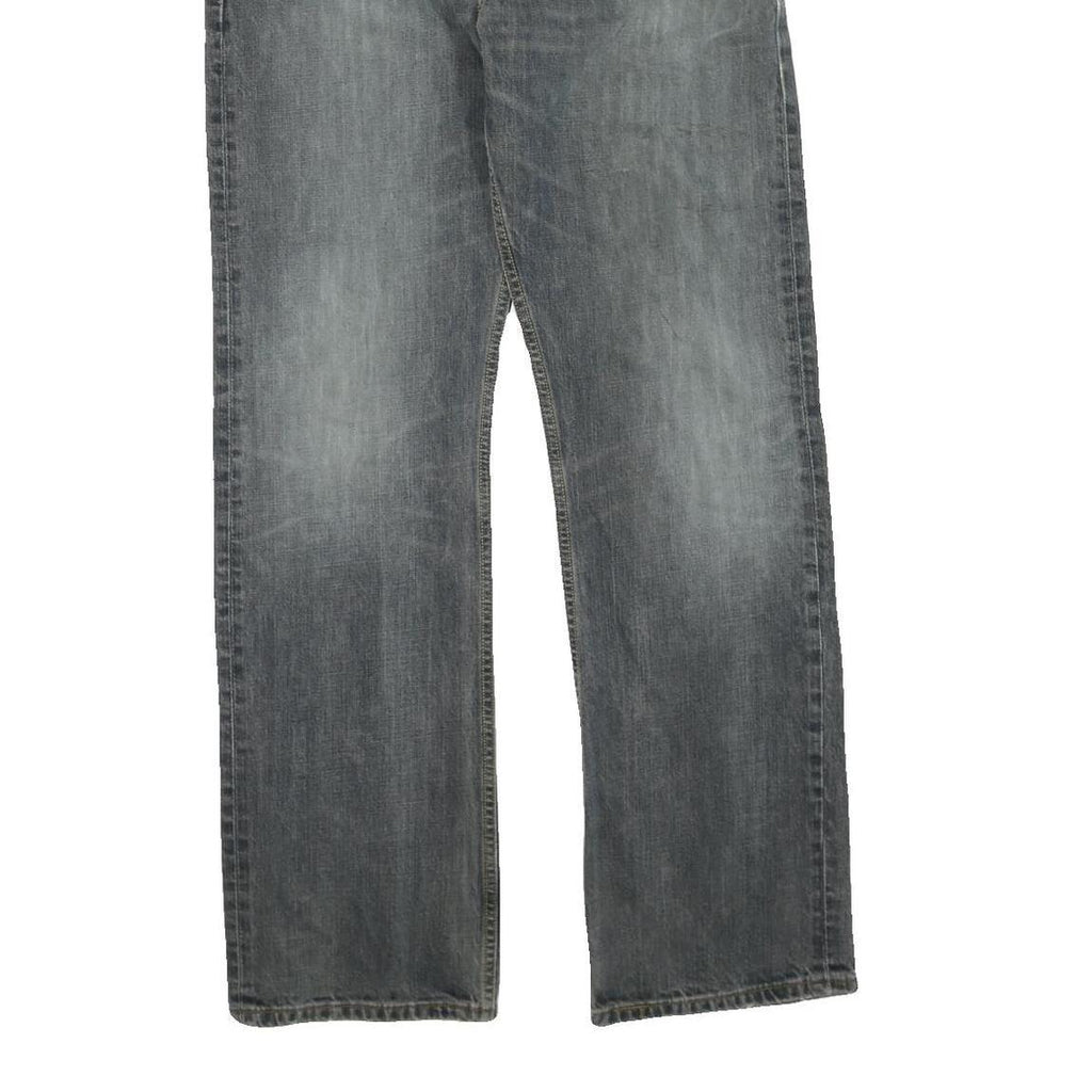 LEVI'S 506 Mens Jeans Grey Regular Straight Denim Medium W35 L34 Classic Style