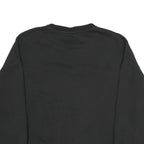 PUMA Mens Black Crew Neck Sweatshirt XL Cotton Blend Logo Tape Casual