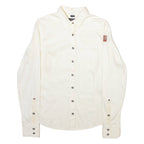 NAPAPIJRI Womens Plain Shirt Beige Long Sleeve XS