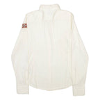 NAPAPIJRI Womens Plain Shirt Beige Long Sleeve XS