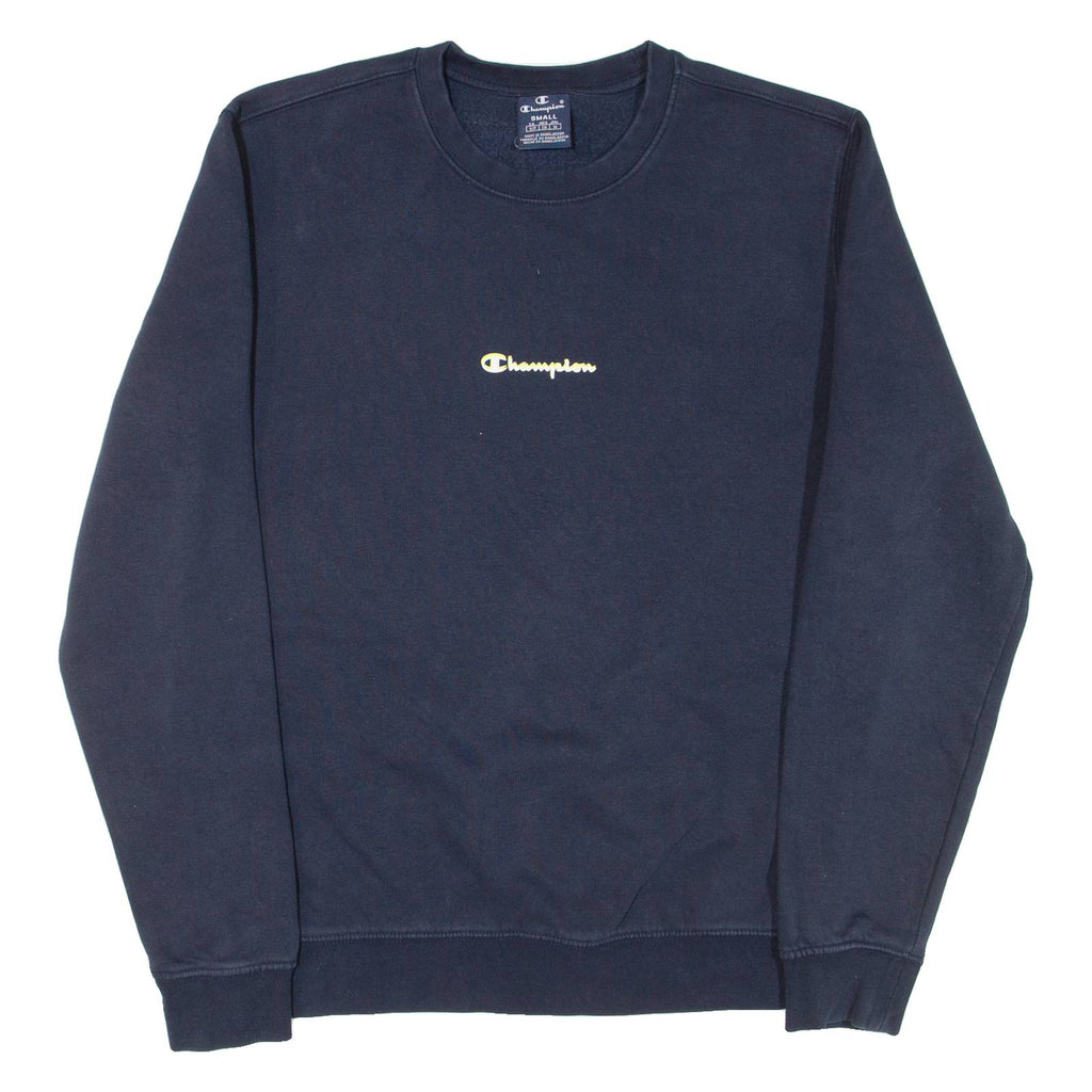CHAMPION Mens Sweatshirt Blue S