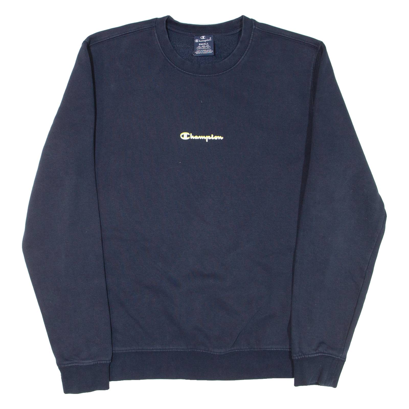 CHAMPION Mens Sweatshirt Blue S