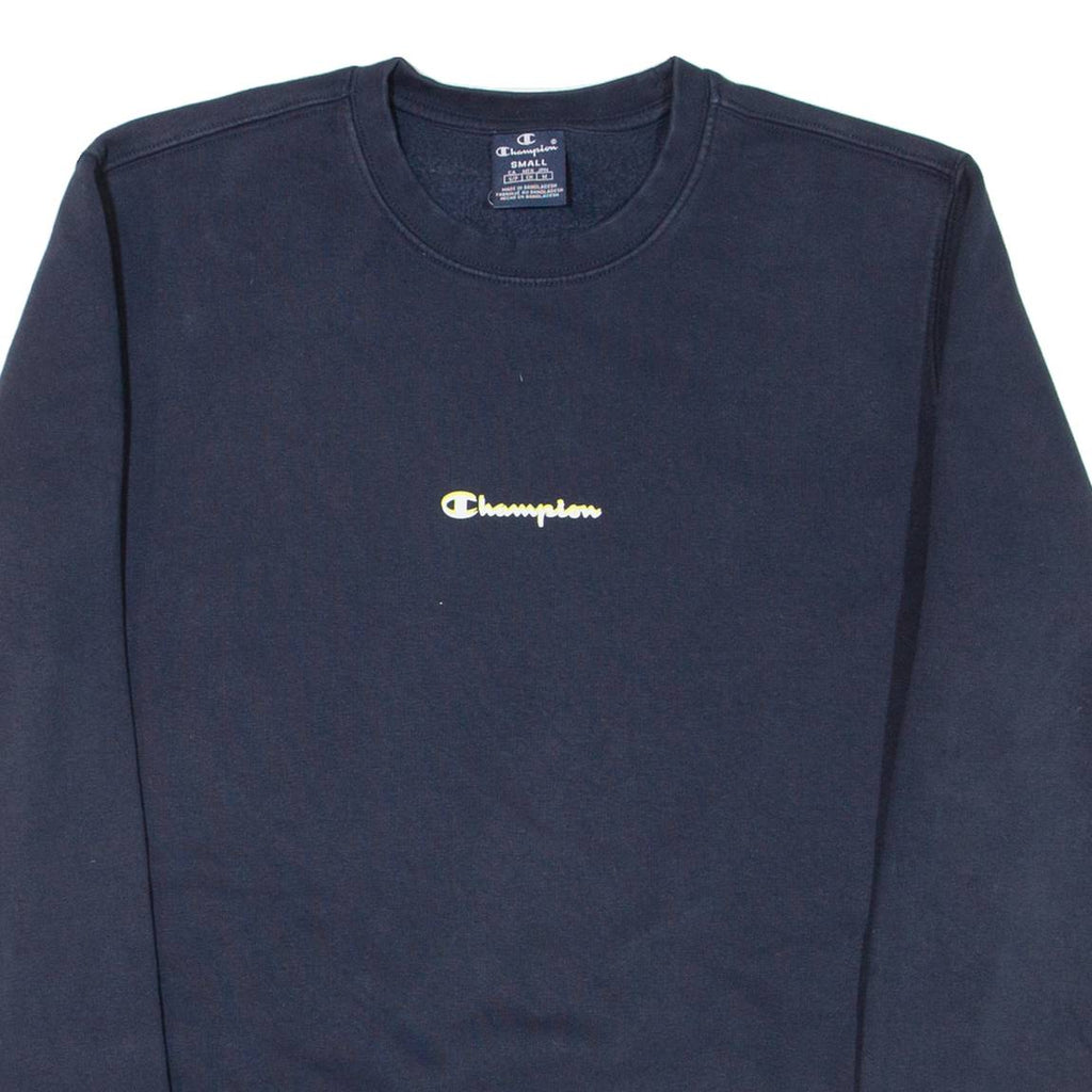CHAMPION Mens Sweatshirt Blue S