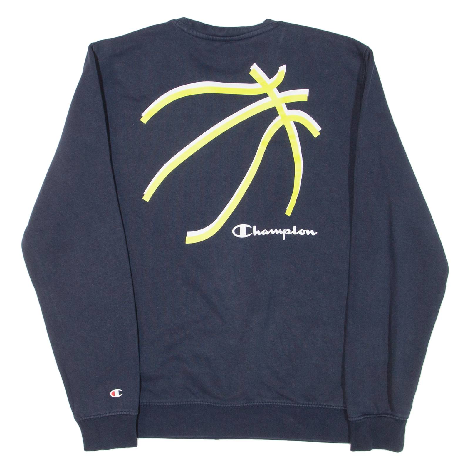 CHAMPION Mens Sweatshirt Blue S