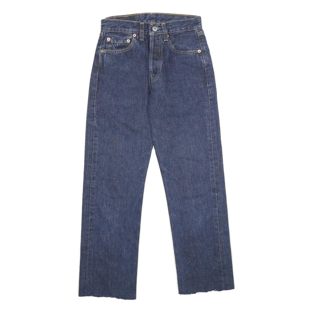 LEVI'S 501 Mens Jeans Blue Classic Straight Denim W26 L26 Button Cotton