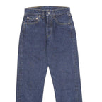 LEVI'S 501 Mens Jeans Blue Classic Straight Denim W26 L26 Button Cotton