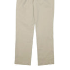 DICKIES Mens Cotton Blend Beige Regular Straight Trousers W27 L28 Workwear