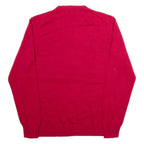 NAUTICA Mens Jumper Red Tight Knit M