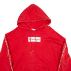 CHAMPION Classic Fleece Womens Red Hoodie L