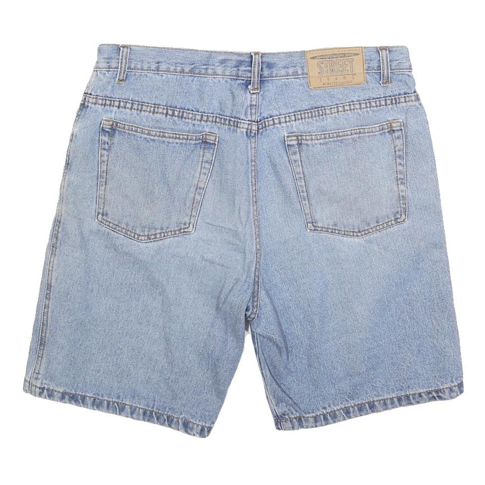 STREET Womens Shorts Light Blue Denim Casual M W34 Summer Essential