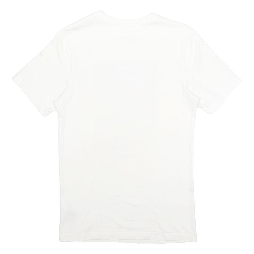NIKE Mens White Graphic T-Shirt XS Short Sleeve Crew Neck Just Do It