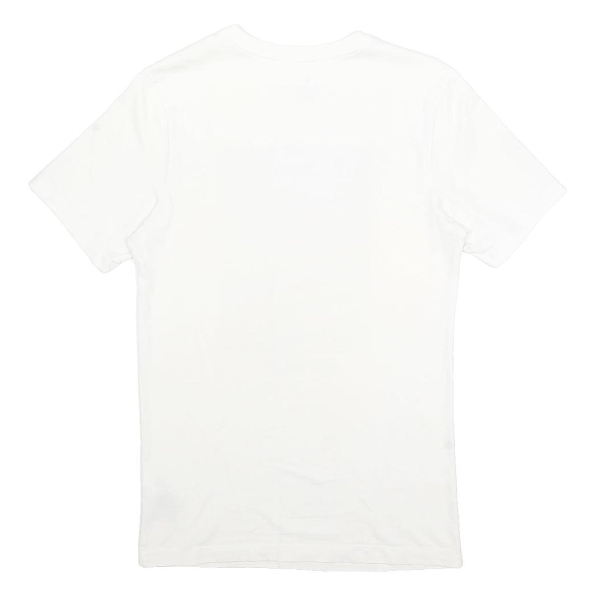 NIKE Mens White Graphic T-Shirt XS Short Sleeve Crew Neck Just Do It