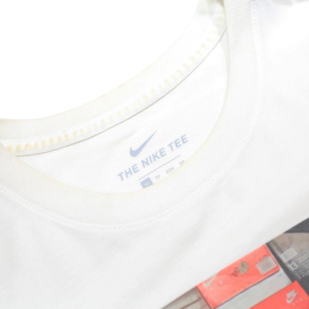 NIKE Mens White Graphic T-Shirt XS Short Sleeve Crew Neck Just Do It