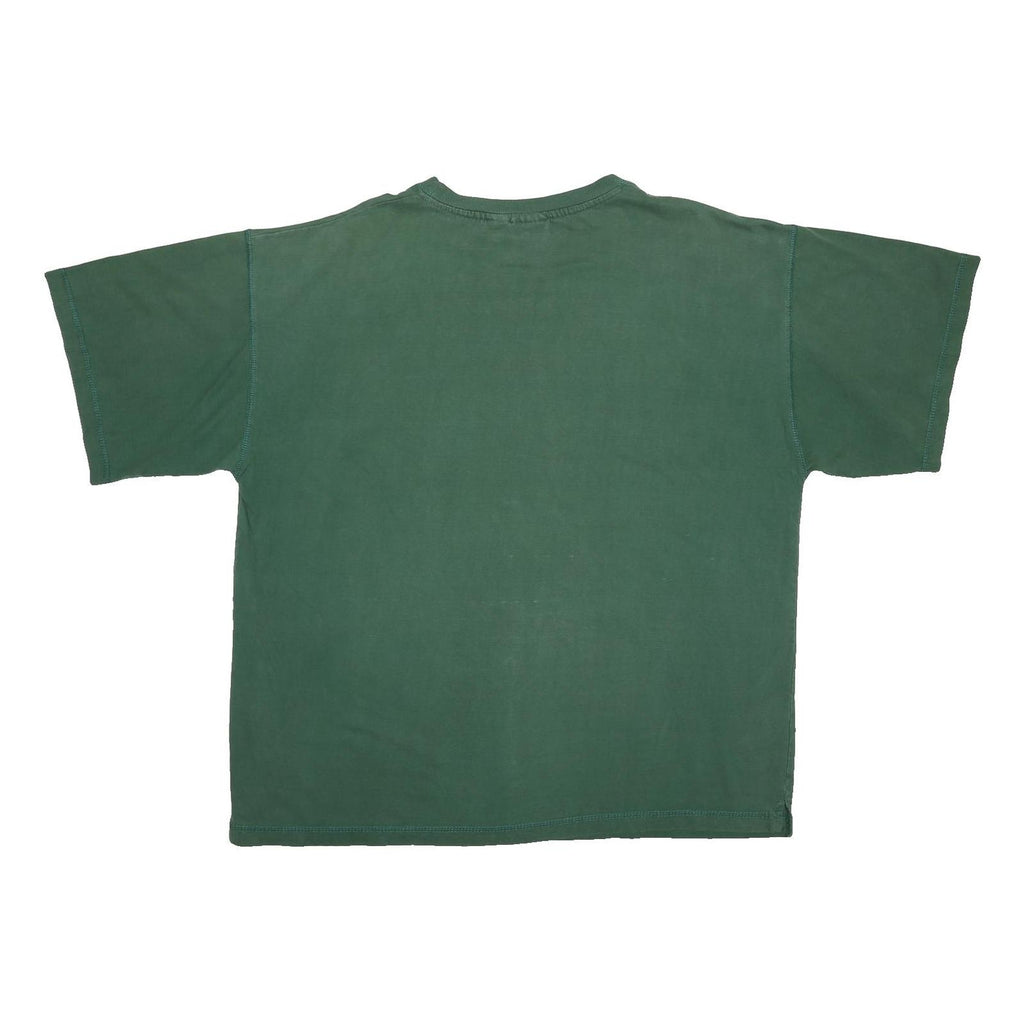 THE EDGE Mens Green Green Bay Packers Graphic T-Shirt XL Short Sleeve Crew Neck