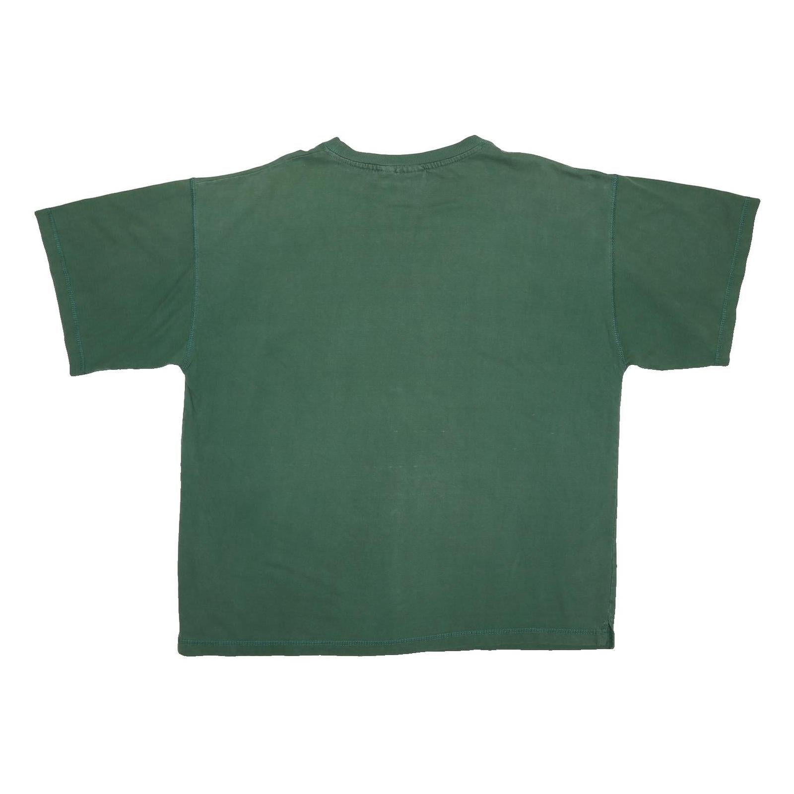 THE EDGE Mens Green Green Bay Packers Graphic T-Shirt XL Short Sleeve Crew Neck
