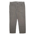 CARHARTT Mens Cotton Blend Grey Relaxed Straight Trousers W40 L32 Workwear