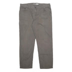 CARHARTT Mens Cotton Blend Grey Relaxed Straight Trousers W40 L32 Workwear
