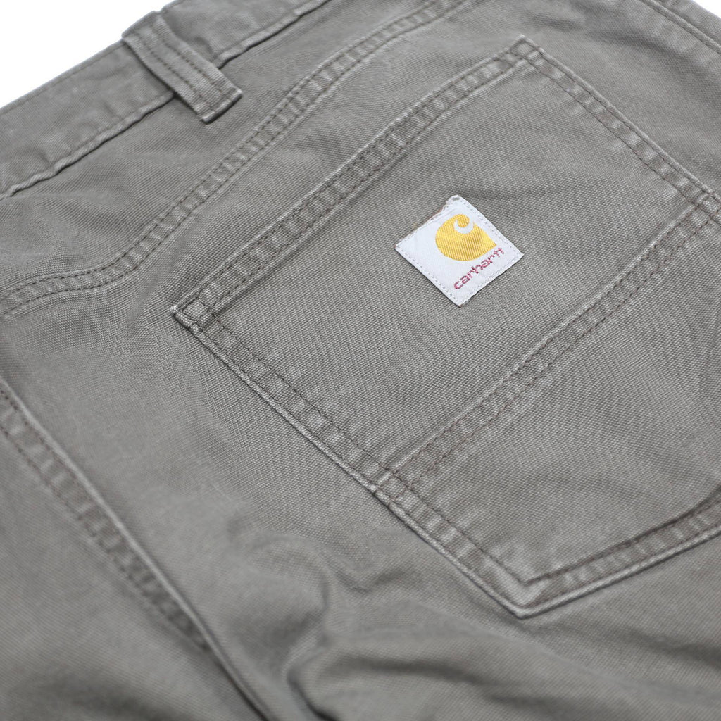 CARHARTT Mens Cotton Blend Grey Relaxed Straight Trousers W40 L32 Workwear