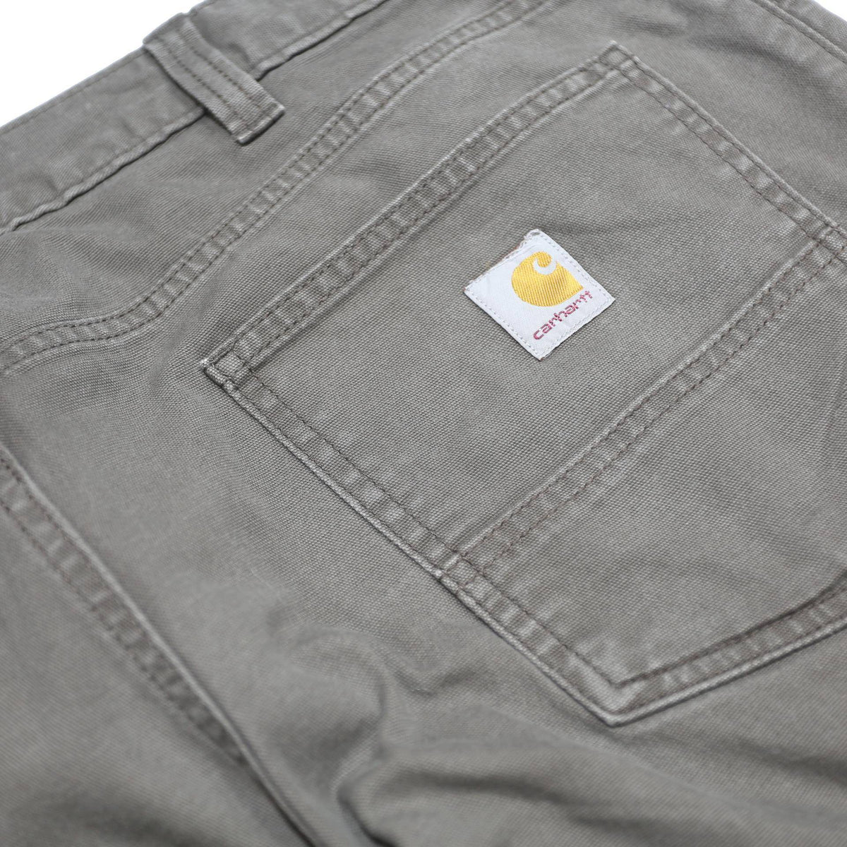CARHARTT Mens Cotton Blend Grey Relaxed Straight Trousers W40 L32 Workwear