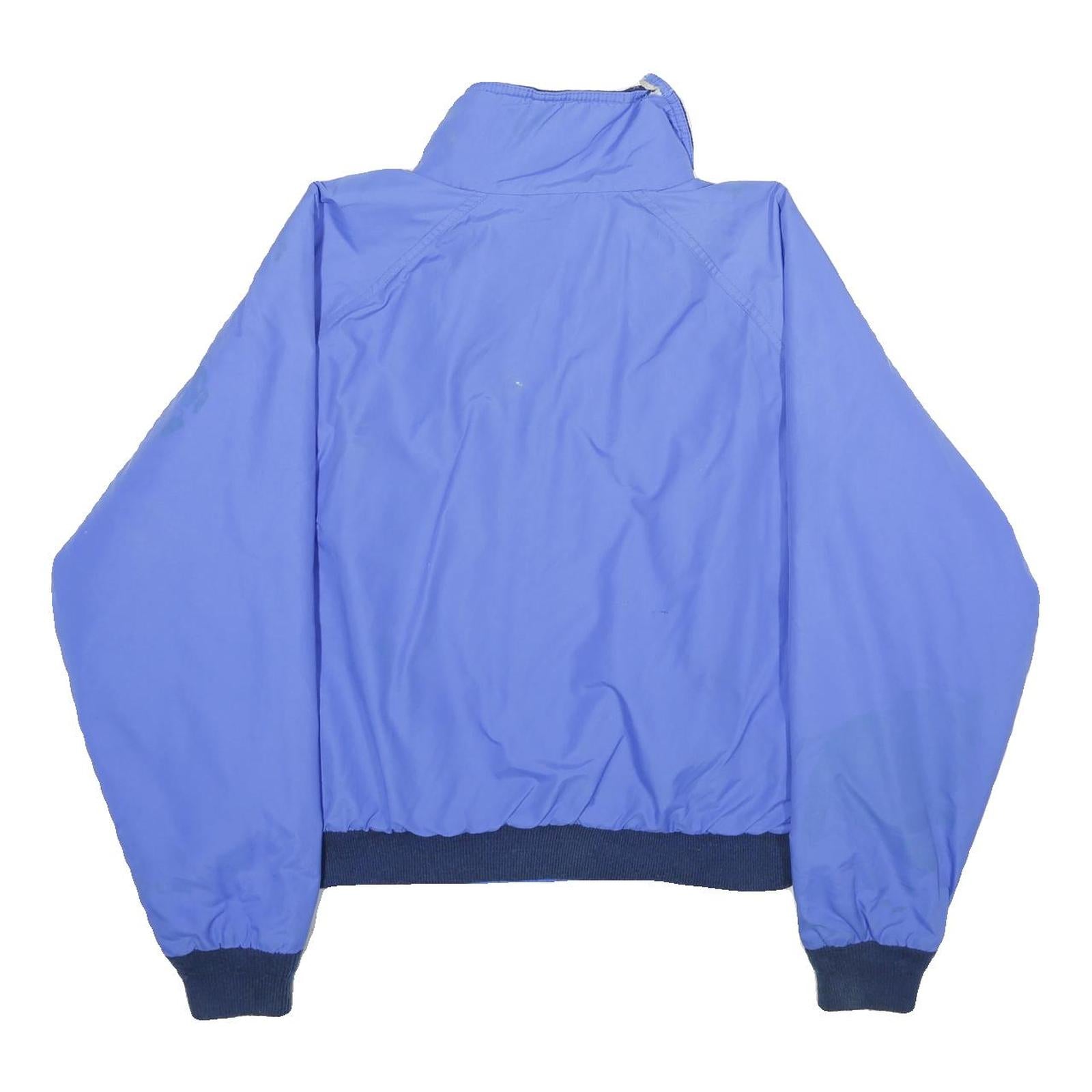 WOOLRICH Mens Blue XL Nylon Zip Jacket Plain Casual Lightweight