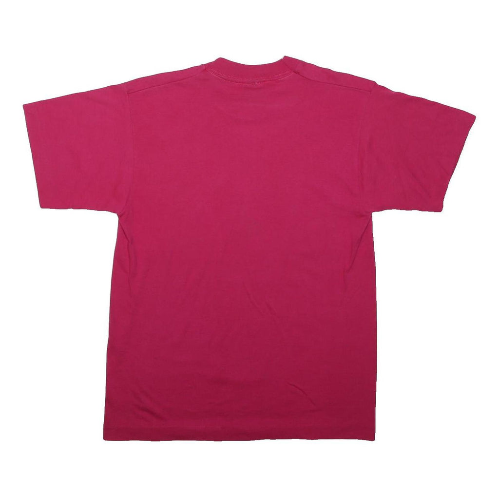FRUIT OF THE LOOM Single Stitch Mens Red California Graphic T-Shirt M