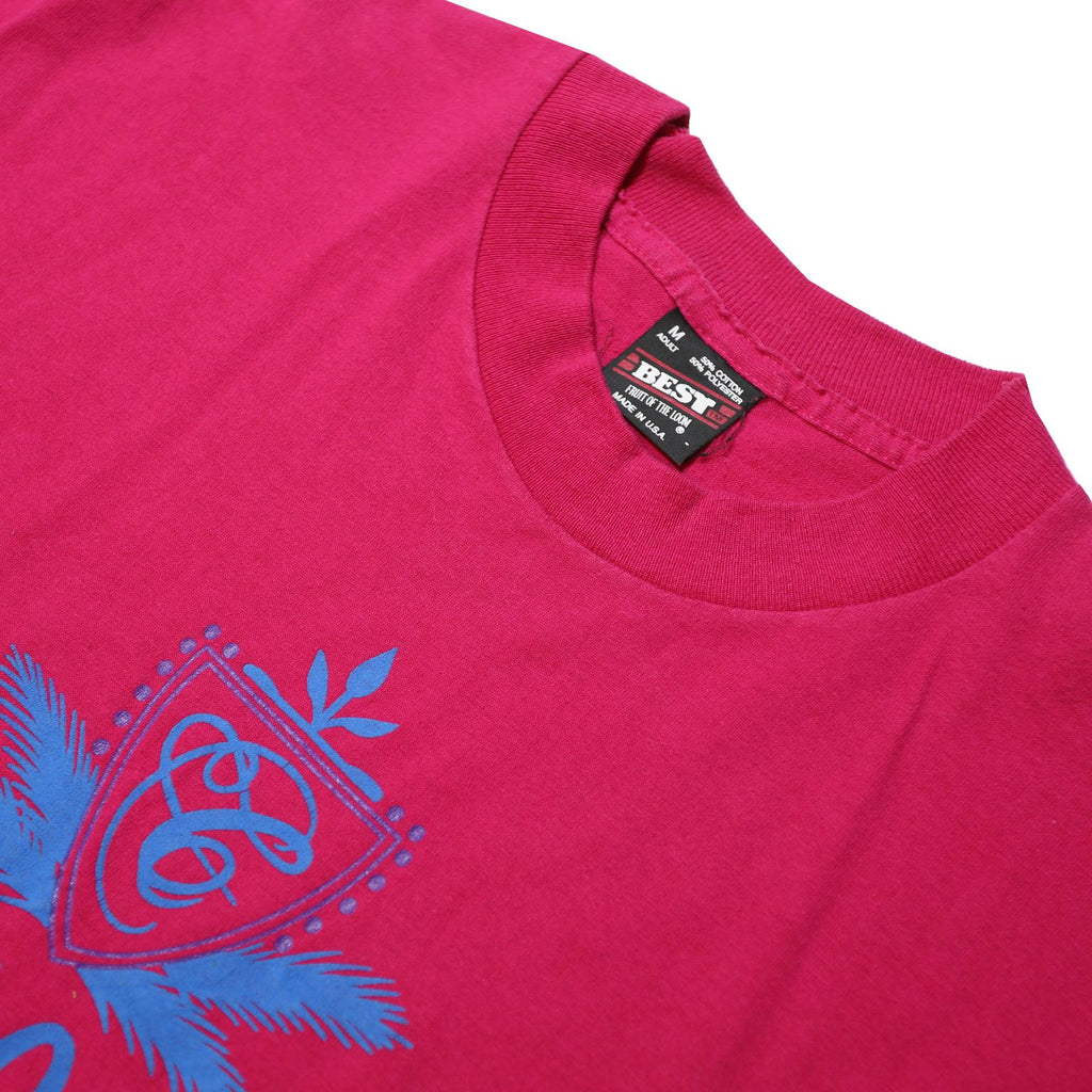 FRUIT OF THE LOOM Single Stitch Mens Red California Graphic T-Shirt M