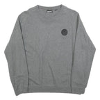DKNY Mens Grey Cotton Blend Crew Neck Sweatshirt L Casual Pullover