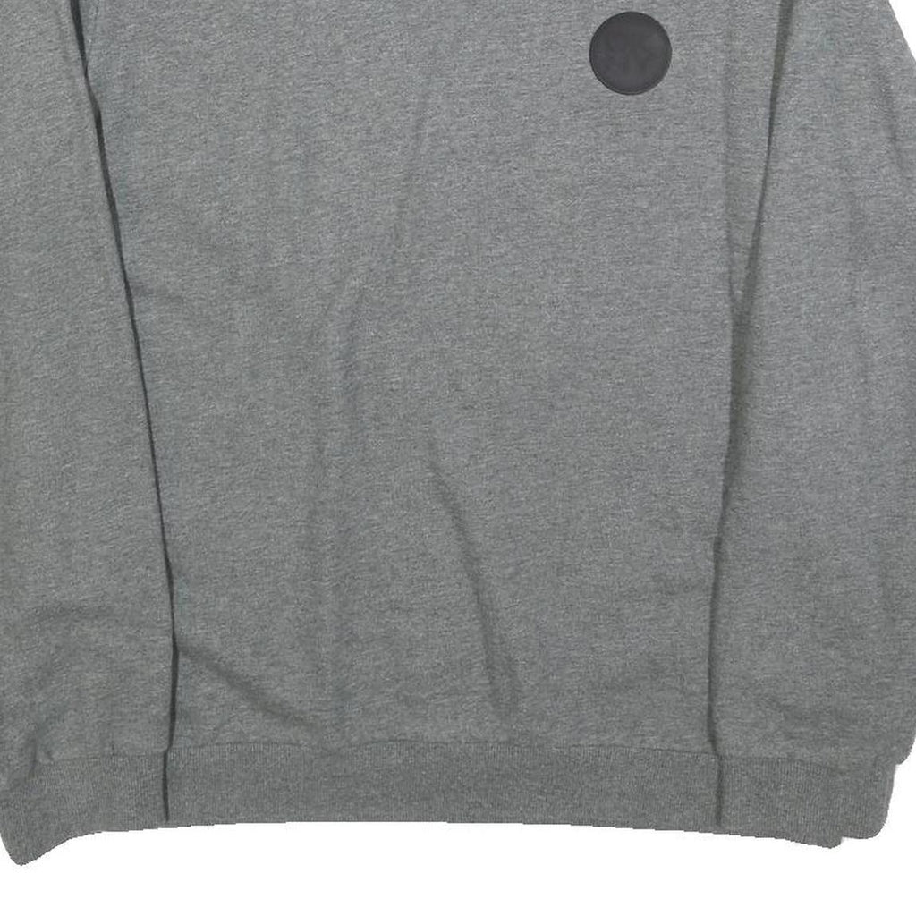 DKNY Mens Grey Cotton Blend Crew Neck Sweatshirt L Casual Pullover