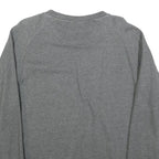 DKNY Mens Grey Cotton Blend Crew Neck Sweatshirt L Casual Pullover