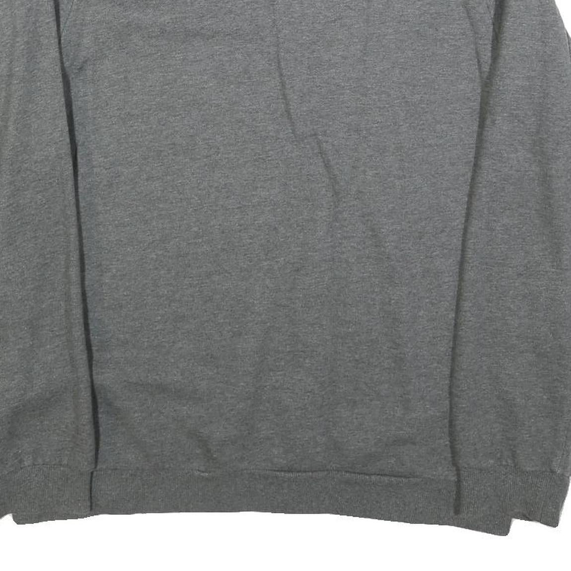 DKNY Mens Grey Cotton Blend Crew Neck Sweatshirt L Casual Pullover