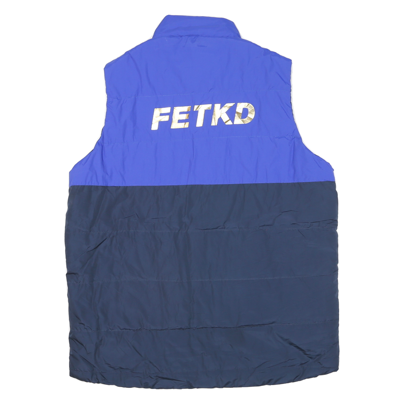 BOMAN Mens Blue & Navy Jacket M Polyester Blend Plain Zip Casual Lightweight