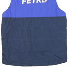 BOMAN Mens Blue & Navy Jacket M Polyester Blend Plain Zip Casual Lightweight